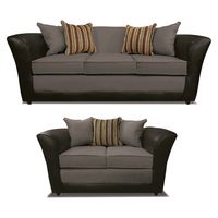 Juego De Living Minnesota 3+2 T/Pu Elegant Detail