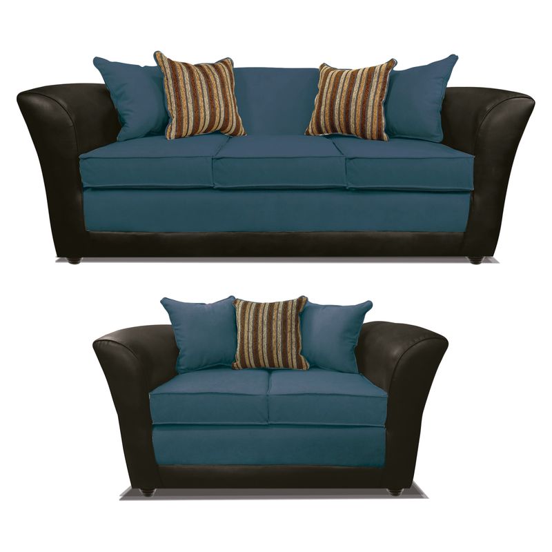 COMERCIALIZADORA ELEGANT DETAIL - Juego De Living Minnesota 3+2 T/Pu Elegant Detail