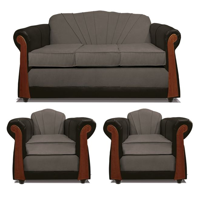 COMERCIALIZADORA ELEGANT DETAIL - Sofá Minnesota 2 Cuerpos T/Pu Comercializadora Elegant Detail