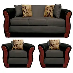COMERCIALIZADORA ELEGANT DETAIL - Juego Living Girona 3+1+1 T/Pu