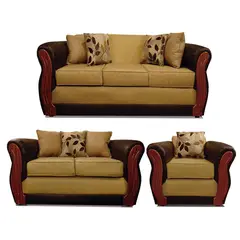 COMERCIALIZADORA ELEGANT DETAIL - Juego Living Girona 3+2+1 T/Pu