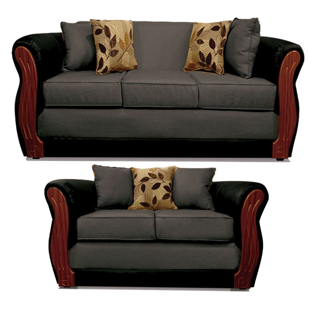 COMERCIALIZADORA ELEGANT DETAIL - Juego De Living Girona 3+2 T/Pu Elegant Detail