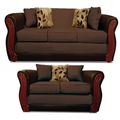 COMERCIALIZADORA ELEGANT DETAIL - Juego De Living Girona 3+2 T/Pu Elegant Detail