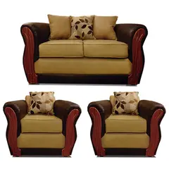 COMERCIALIZADORA ELEGANT DETAIL - Juego Living Girona 2+1+1 T/Pu