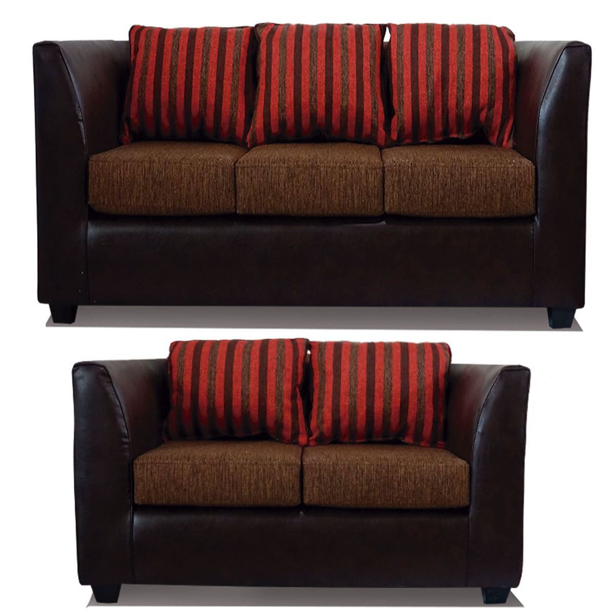 COMERCIALIZADORA ELEGANT DETAIL - Juego De Living Valentino 3+2 T/Pu Elegant Detail