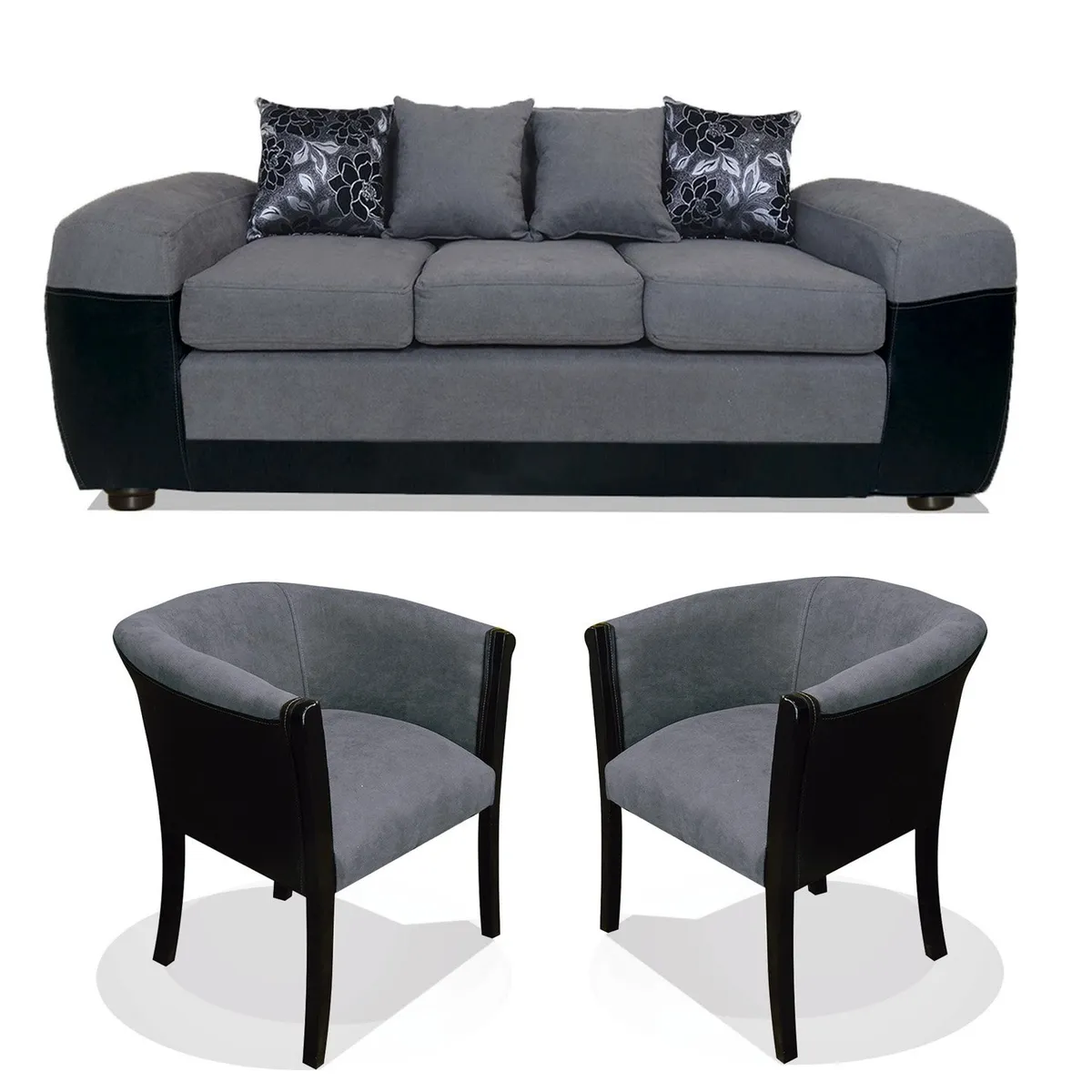 COMERCIALIZADORA ELEGANT DETAIL - Juego Living Houston 3+1+1 Comercializadora Elegant Detail