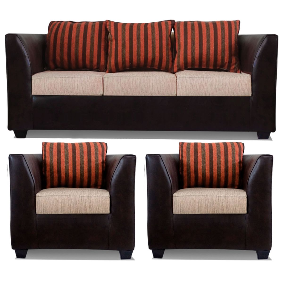 COMERCIALIZADORA ELEGANT DETAIL - Living Valentino 3+1+1 T/Pu Comercializadora Elegant Detail