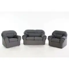 JDO & DESIGN - Juego De Living Mathew 2-1-1 Felpa