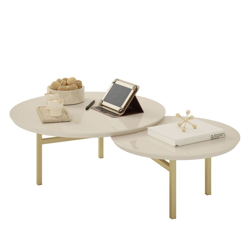 VEKKAHOME - Mesa de Centro Chapa Vekkahome