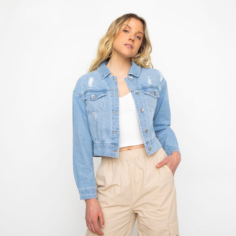 ONLY Chaqueta Denim Mujer Only