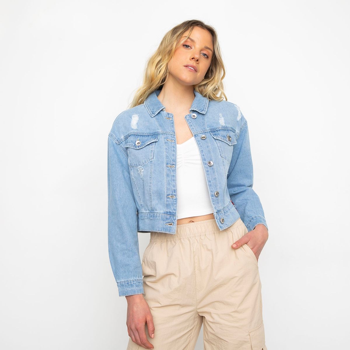 ONLY - Chaqueta Denim Mujer Only