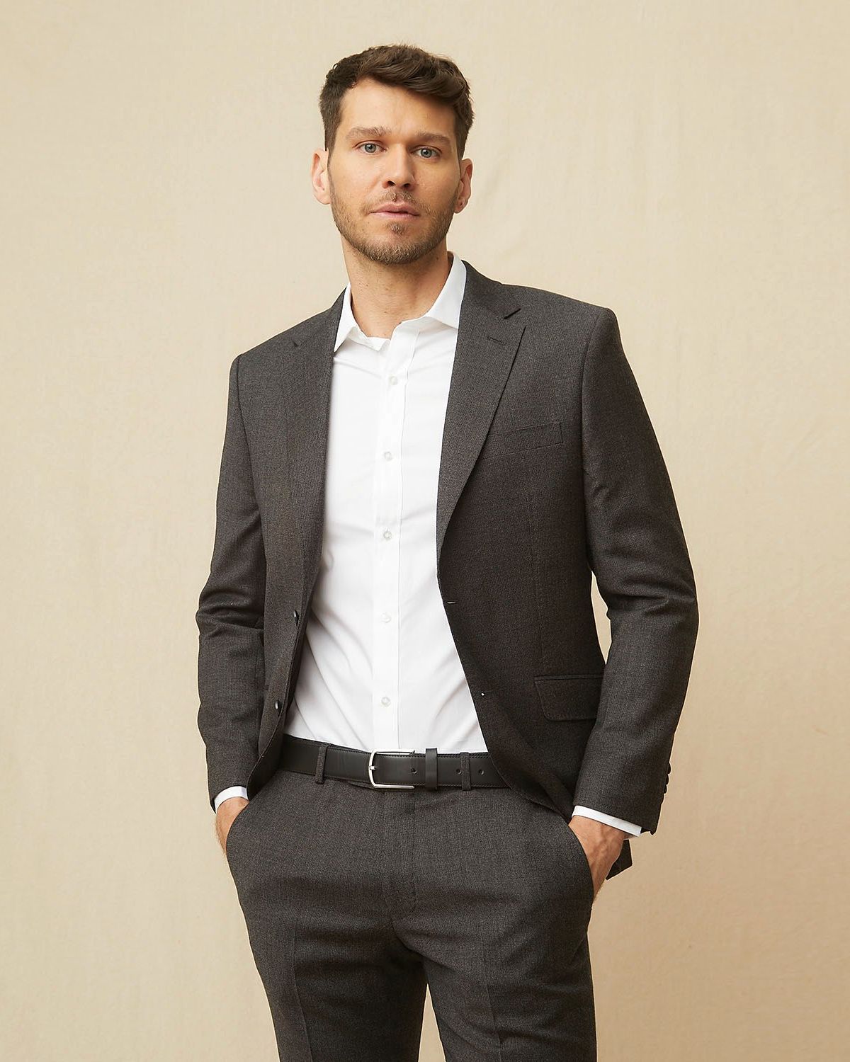 LA MARTINA Vestón Traje Formal Slim Fit Hombre La Martina