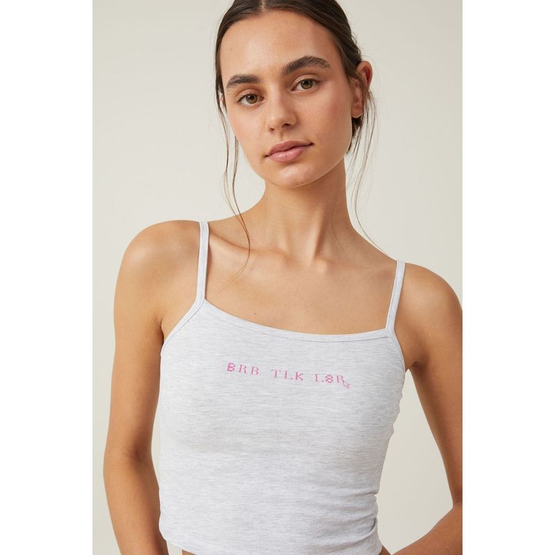 COTTON ON - Crop Top Estampado Licencia Algodón Mujer Cotton On