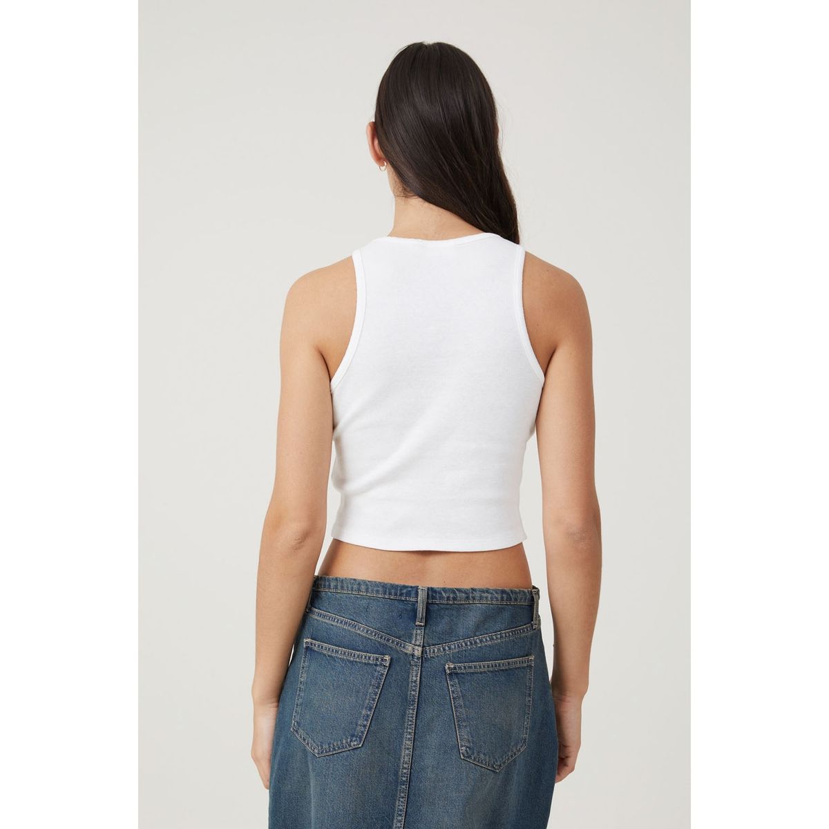 COTTON ON - Polera Lisa Algodón Mujer Cotton On