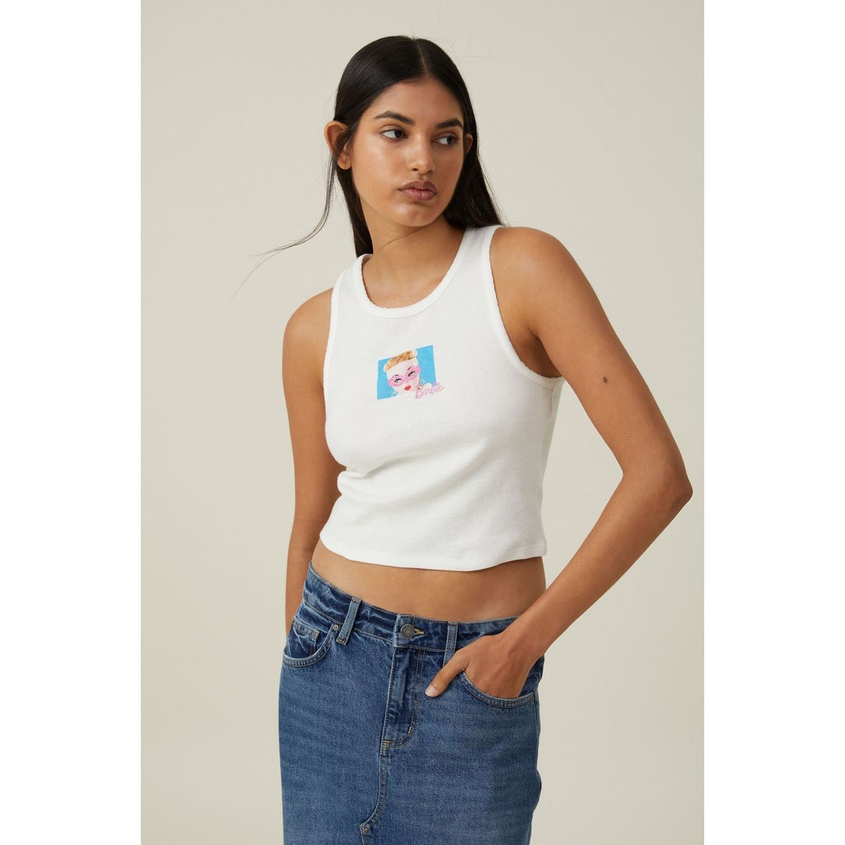 COTTON ON - Polera Lisa Algodón Mujer Cotton On