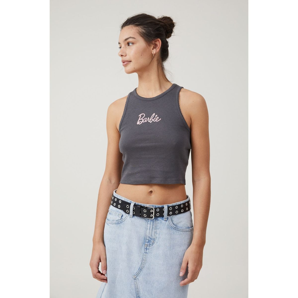 COTTON ON - Polera Lisa Algodón Mujer Cotton On