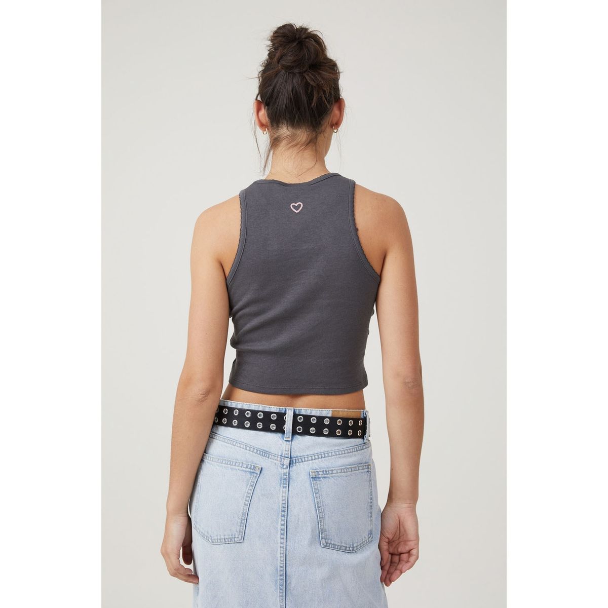 COTTON ON - Polera Lisa Algodón Mujer Cotton On