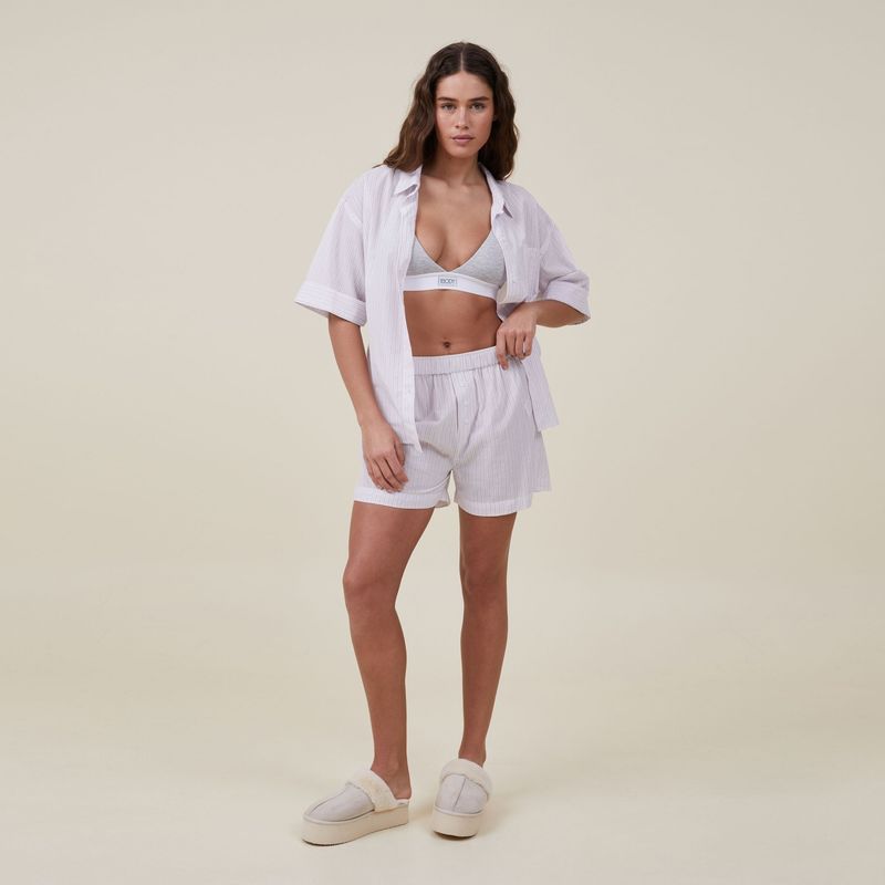 COTTON ON - Short de Pijama Boydirend Mujer Cotton On