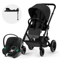 CYBEX - Coche Travel System Balios S Lux 3.0 Blk M.Black + Aton B2