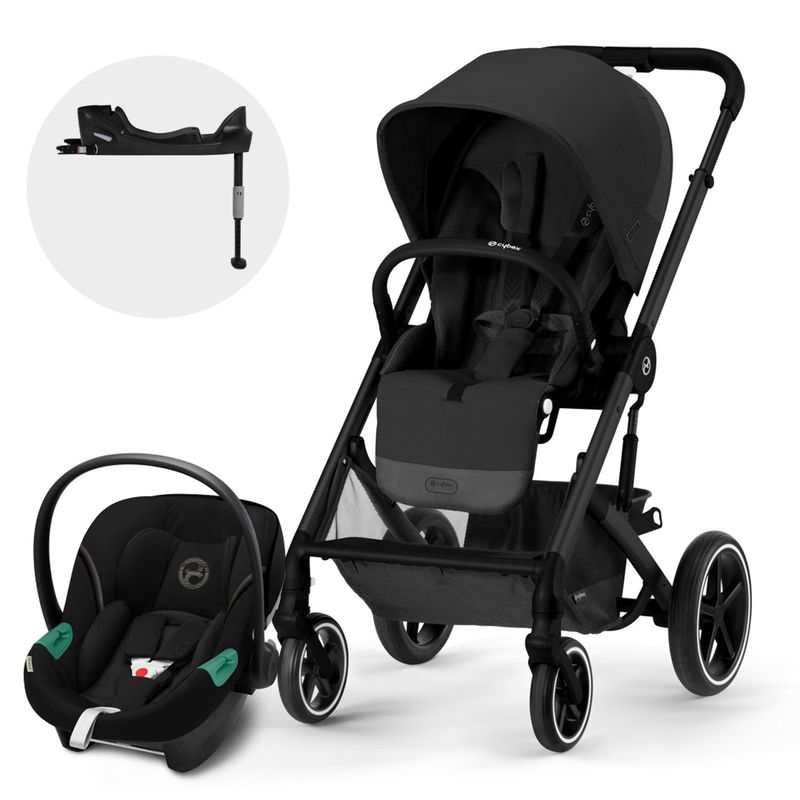 CYBEX - Coche Travel System Balios S Lux 3.0 Blk M.Black + Aton S2 Cybex