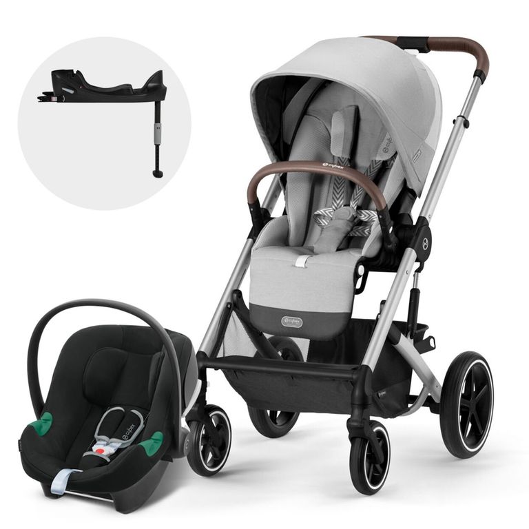 Coche Travel System Balios S Lux 3.0 Slv L.Grey + Aton B2