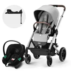 CYBEX - Coche Travel System Balios S Lux 3.0 Slv L.Grey + Aton S2