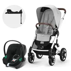 CYBEX - Coche Travel System Talos S Lux 2.0 Slv L. Grey + Aton B2