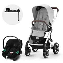 CYBEX - Coche Travel System Talos S Lux 2.0 Slv L. Grey + Aton S2