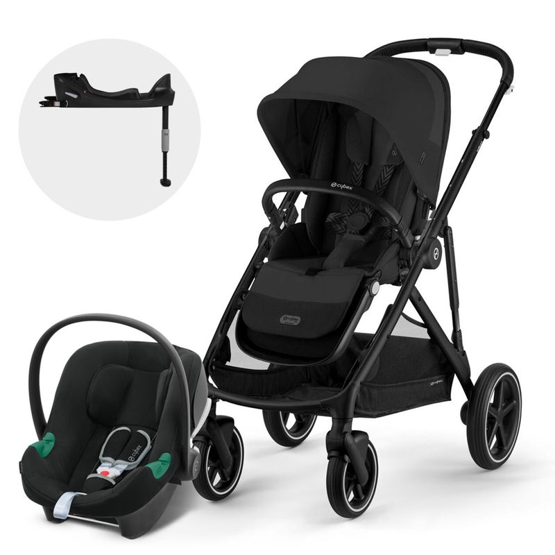 CYBEX - Coche Travel System Gazelle S Blk M.Black + Aton B2 Cybex