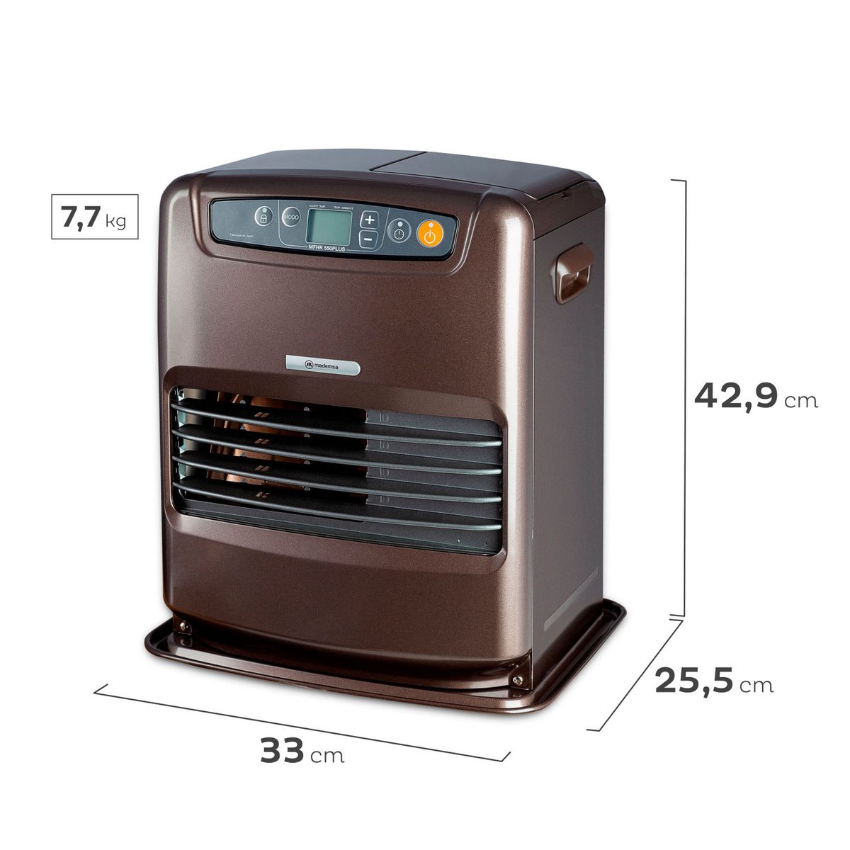 MADEMSA - Estufa Parafina Láser 3,1 Kw Mfhk 550 Plus Mademsa