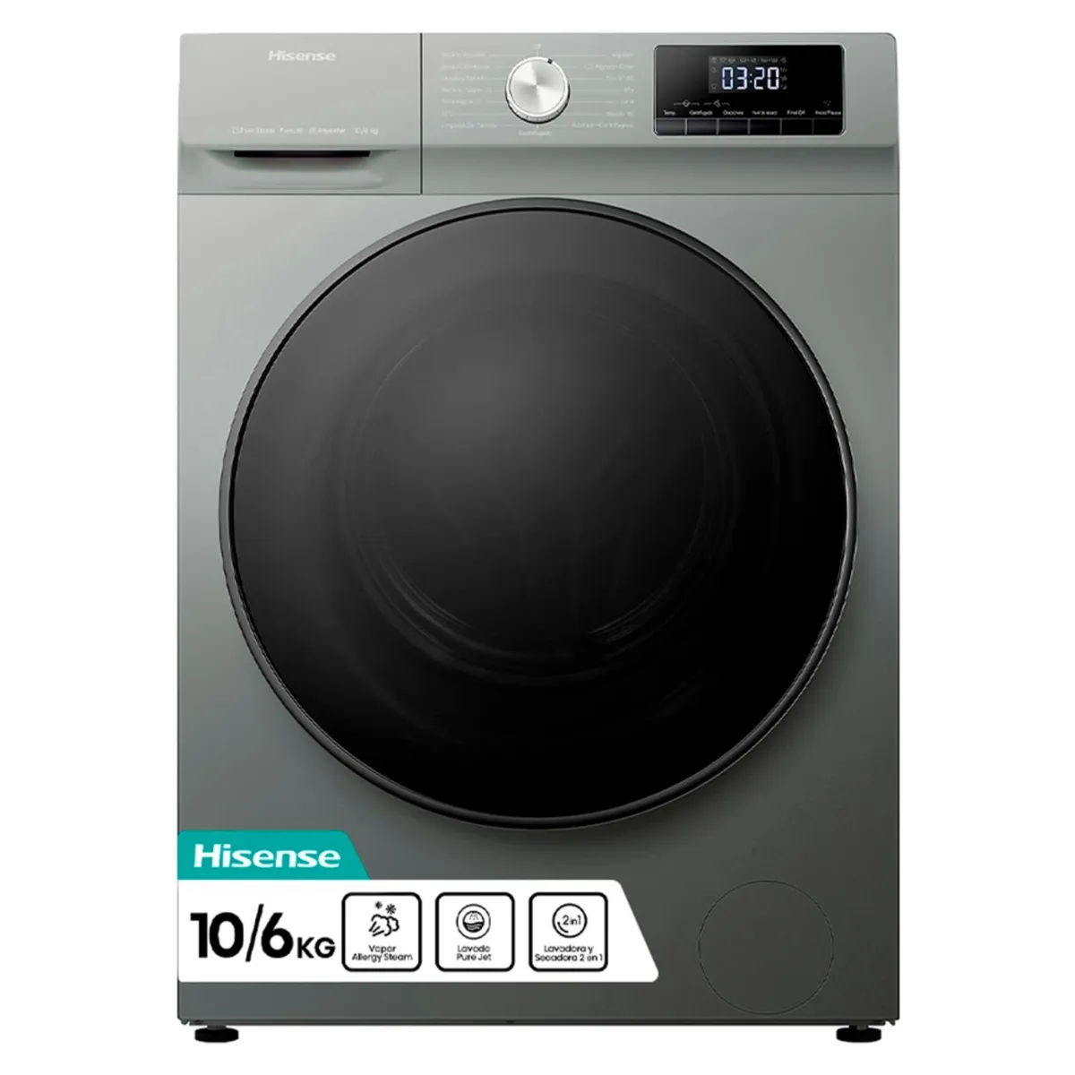 HISENSE - Lavadora - Secadora 10/6 Kg WD3Q1042BT Hisense