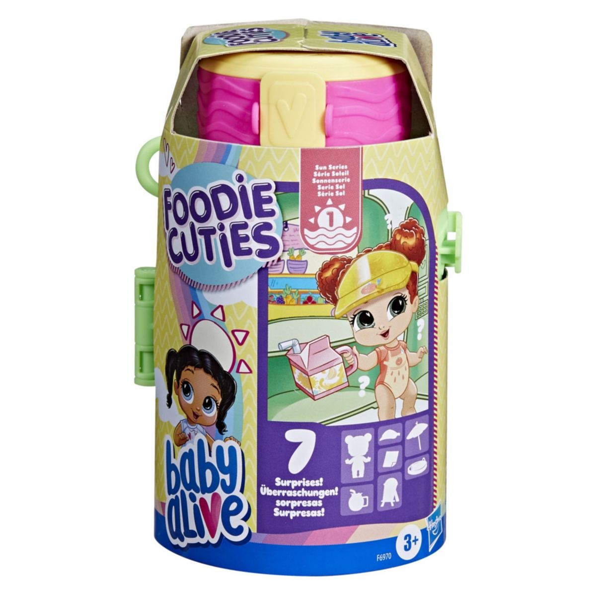 BABY ALIVE - Muñeca Foodie Cuties Biberón (Contiene Producto Al Azar Del Surtido) Baby Alive