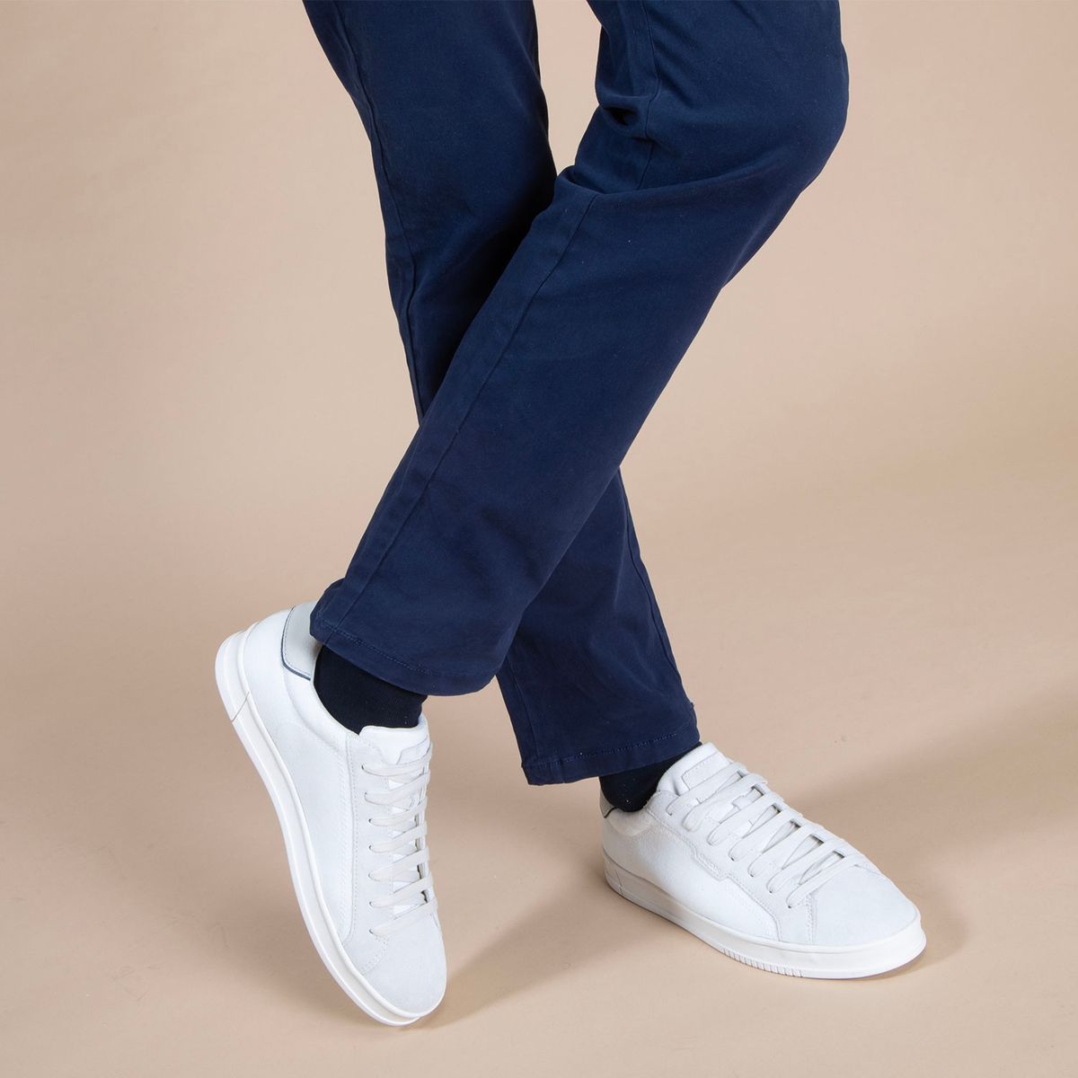 GEOX - Zapatilla Urbana Hombre Blanco Geox