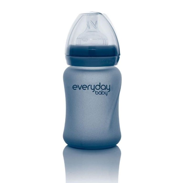 Mamadera De Vidrio Termosensible 150ml Blueberry
