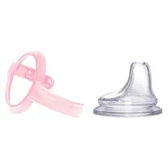 EVERYDAY BABY - Kit Asas + Boquilla Para Mamaderas Rosado