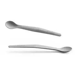 EVERYDAY BABY - Pack De 2 Cucharas De Silicona Gris