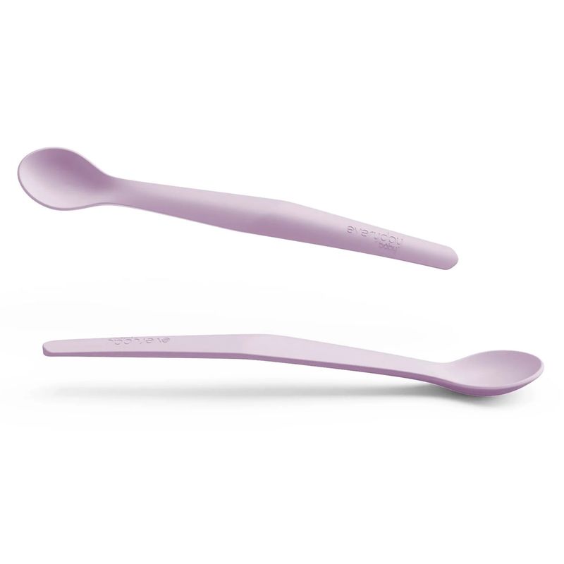EVERYDAY BABY - Pack De 2 Cucharas De Silicona Lavanda Everyday Baby