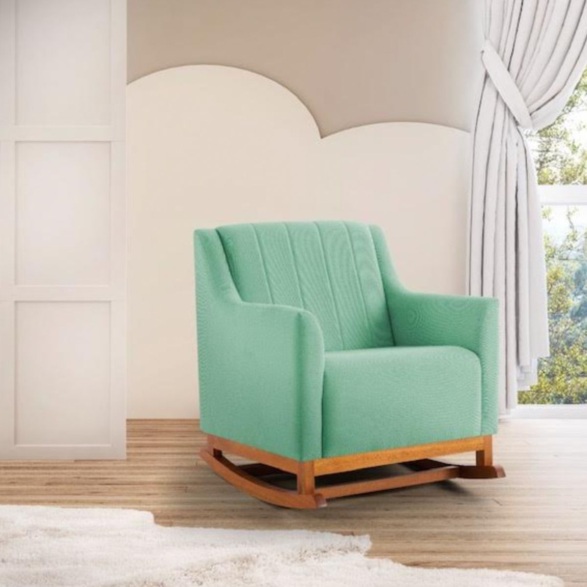 KIDSCOOL - Poltrona Mecedora Sognare Verde Kidscool