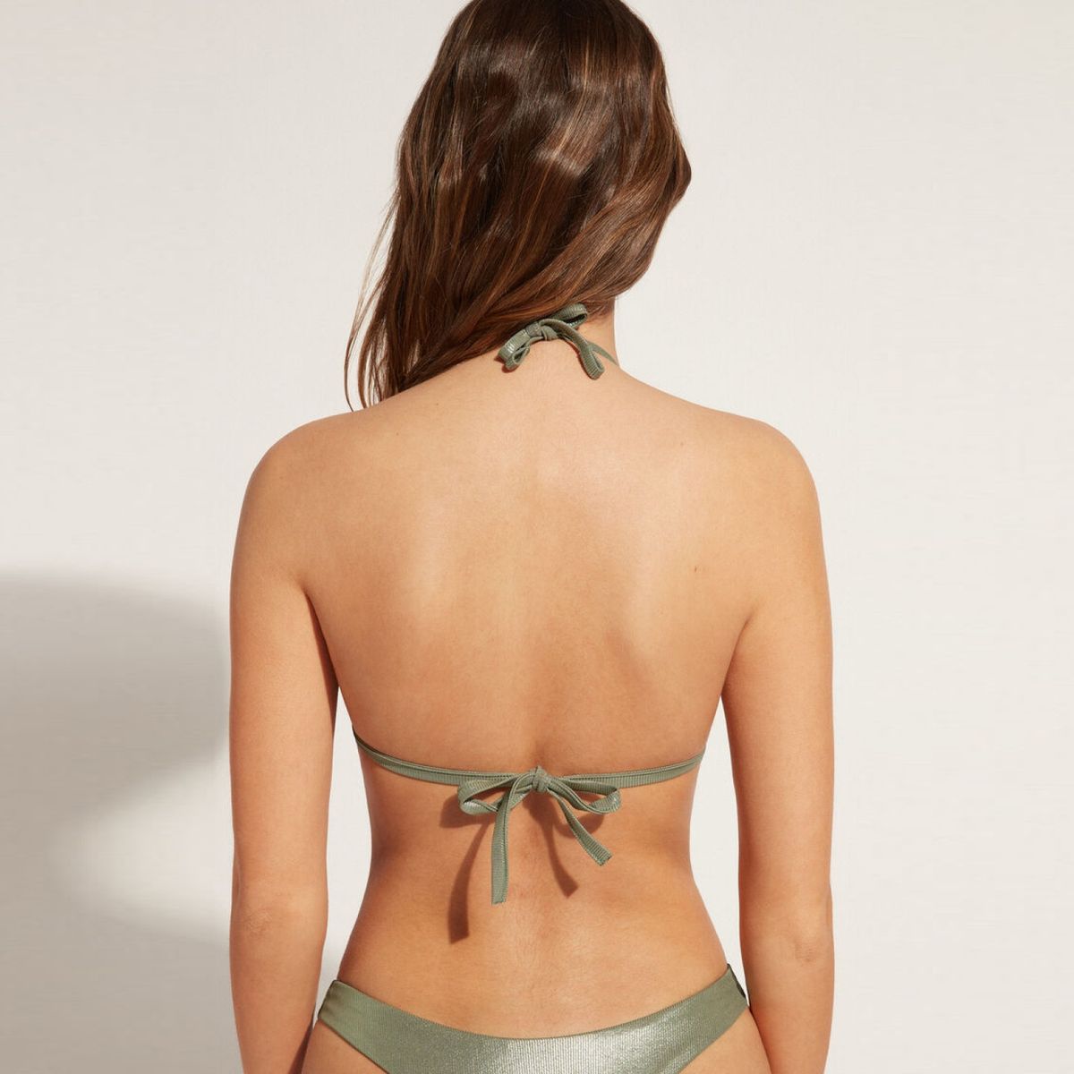 CALZEDONIA - Top Bikini Mujer Triángulo Antigua Calzedonia