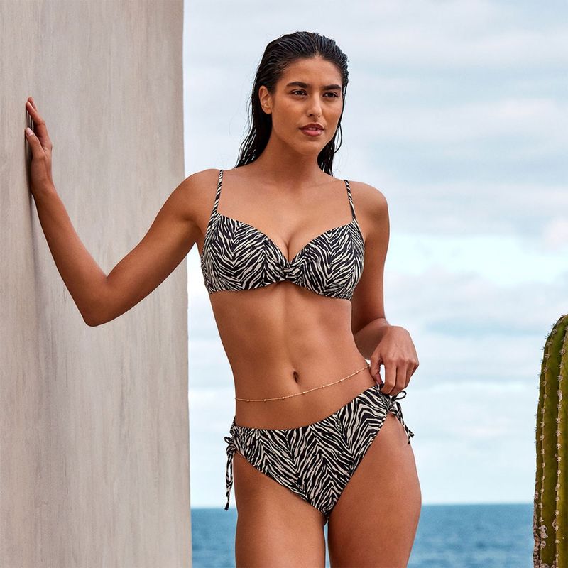 Calzedonia Triangulo Calzedonia Bikini Negro Tanga Calzedonia