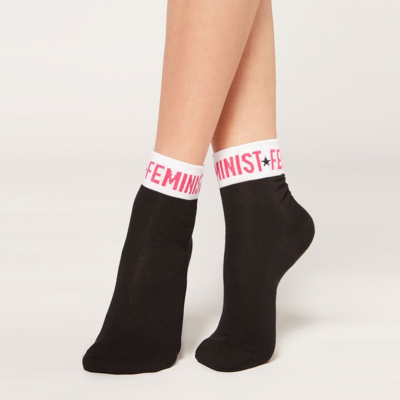 CALZEDONIA - Calcetines Cortos Estampados Mujer Calzedonia