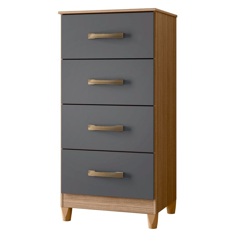 VEKKAHOME - Cómoda 4 Cajones Mobi Vekkahome