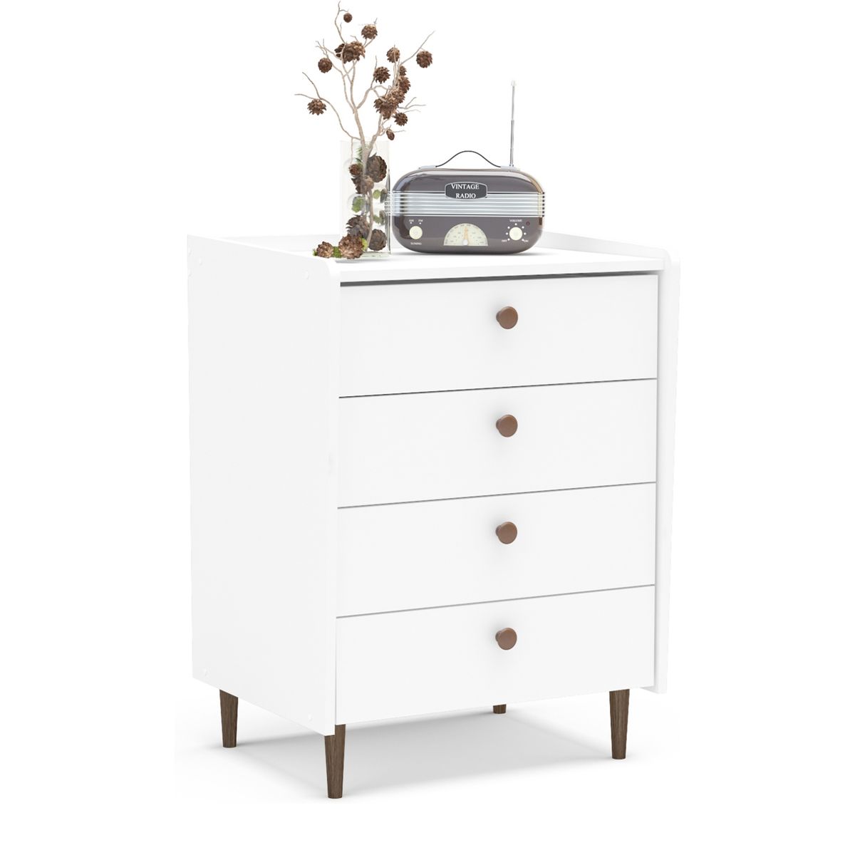 VEKKAHOME - Comoda Lima 4 Cajones Vekkahome