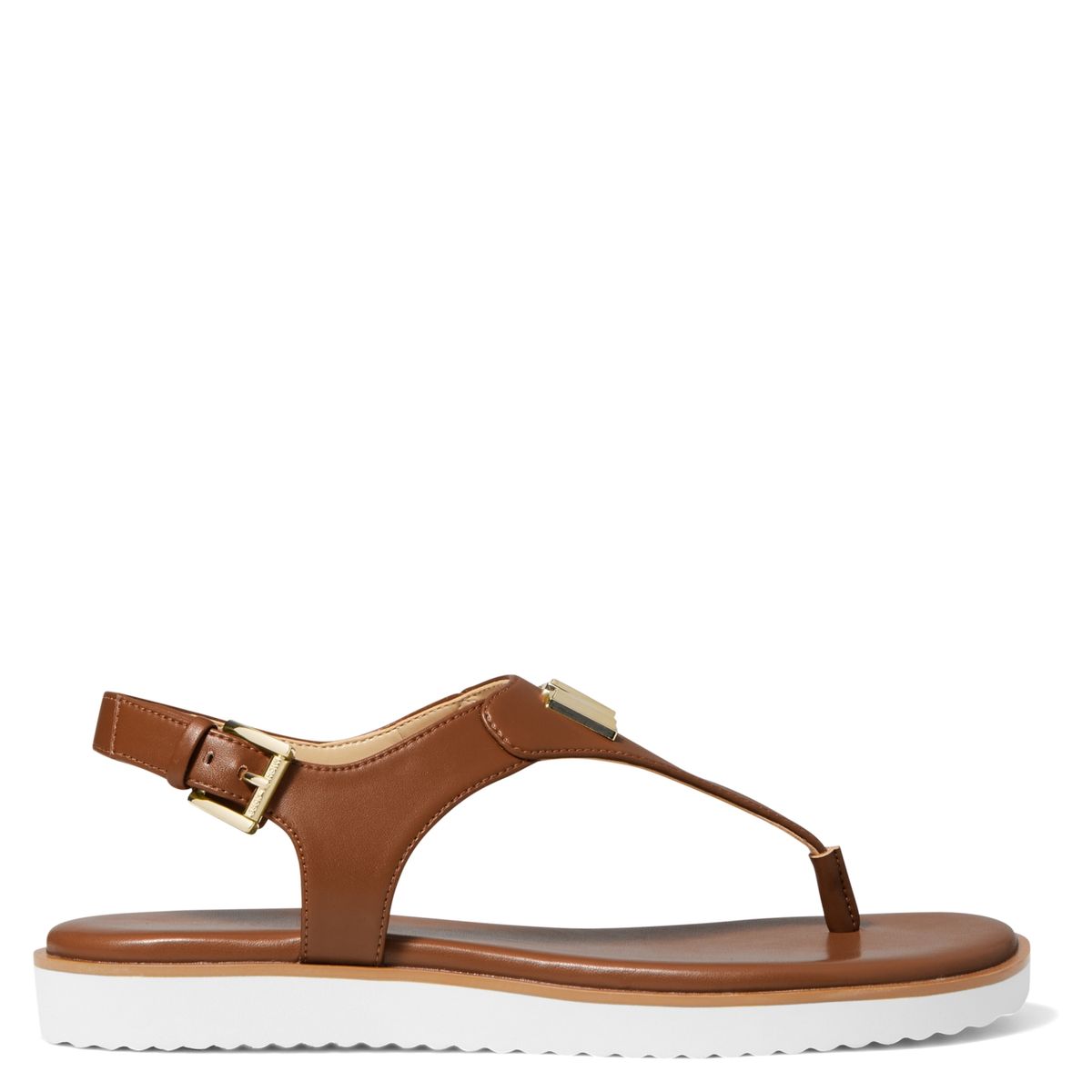 MICHAEL KORS - Sandalia Mujer Cuero Café Michael Kors