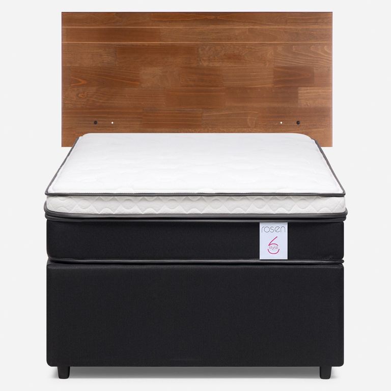 ROSEN Cama Nido New Style 6 1.5 plazas x 2.00 mt + Respaldo