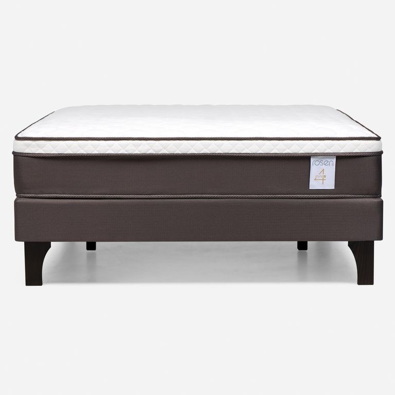ROSEN Cama Europea New Style 4 Plus 2 Plazas X 2.00Mt Base Dividida