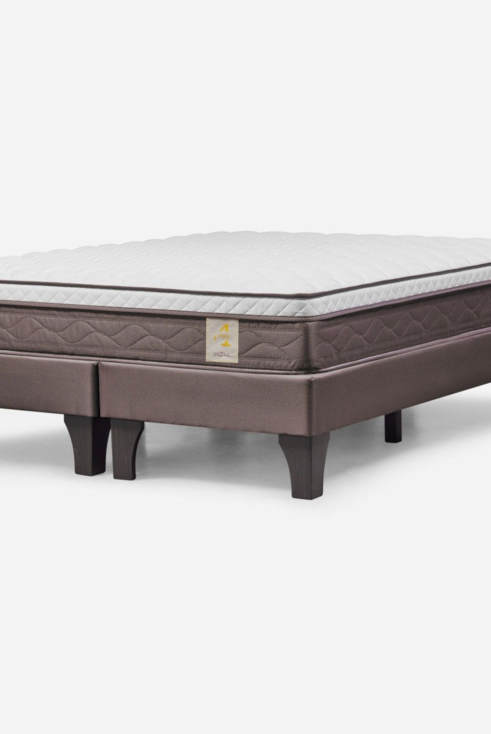 ROSEN - Cama Europea New Style 4 2 Plazas X 2.00Mt Base Dividida Rosen
