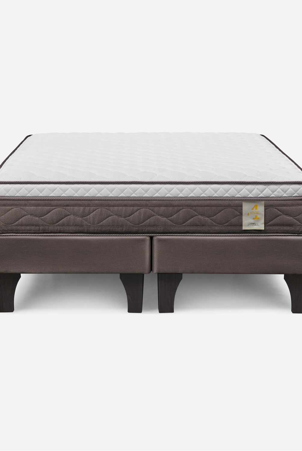 ROSEN - Cama Europea New Style 4 2 Plazas X 2.00Mt Base Dividida Rosen