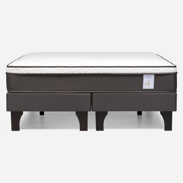 Cama Europea New Style 4 Plus King X 2.00Mt Base Dividida