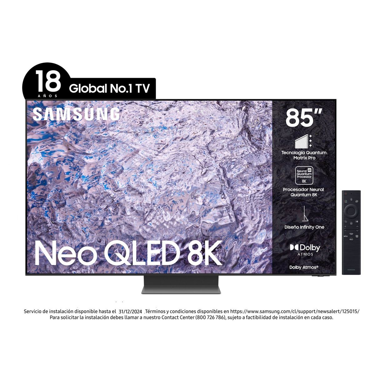 SAMSUNG - Smart TV Neo QLED 8K 85" Samsung QN800C 2023